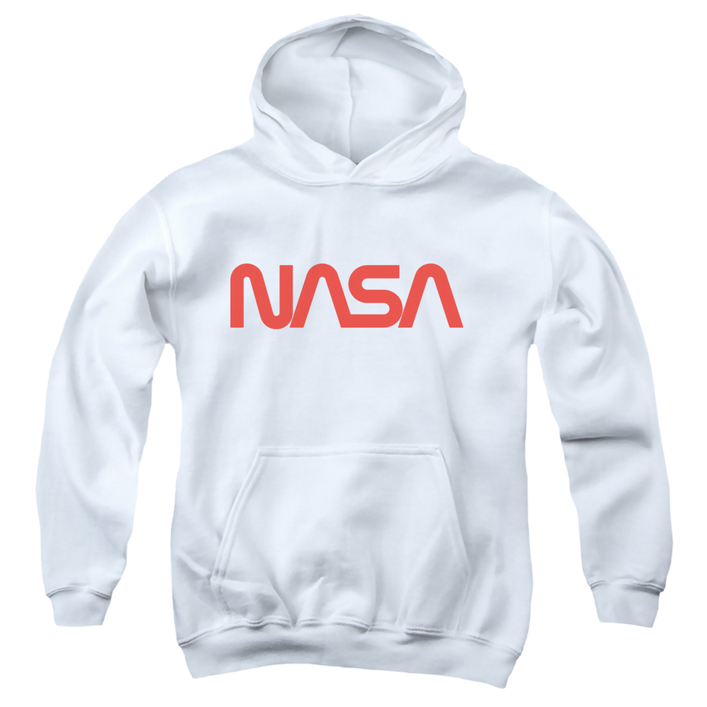 Nasa Worm Logo - Youth Hoodie Youth Hoodie (Ages 8-12) NASA   