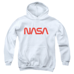 Nasa Worm Logo - Youth Hoodie Youth Hoodie (Ages 8-12) NASA   