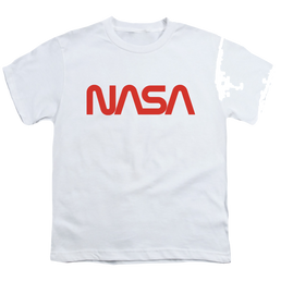 Nasa Worm Logo - Youth T-Shirt Youth T-Shirt (Ages 8-12) NASA   