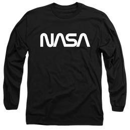 Nasa Worm Logo - Men's Long Sleeve T-Shirt Men's Long Sleeve T-Shirt NASA   