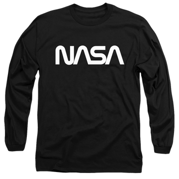 Nasa Worm Logo - Men's Long Sleeve T-Shirt Men's Long Sleeve T-Shirt NASA   