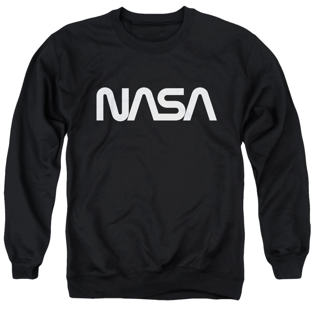 Nasa Worm Logo - Men's Crewneck Sweatshirt Men's Crewneck Sweatshirt NASA   