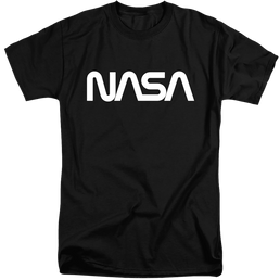 Nasa Worm Logo - Men's Tall Fit T-Shirt Men's Tall Fit T-Shirt NASA   