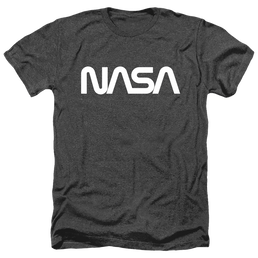 Nasa Worm Logo - Men's Heather T-Shirt Men's Heather T-Shirt NASA   