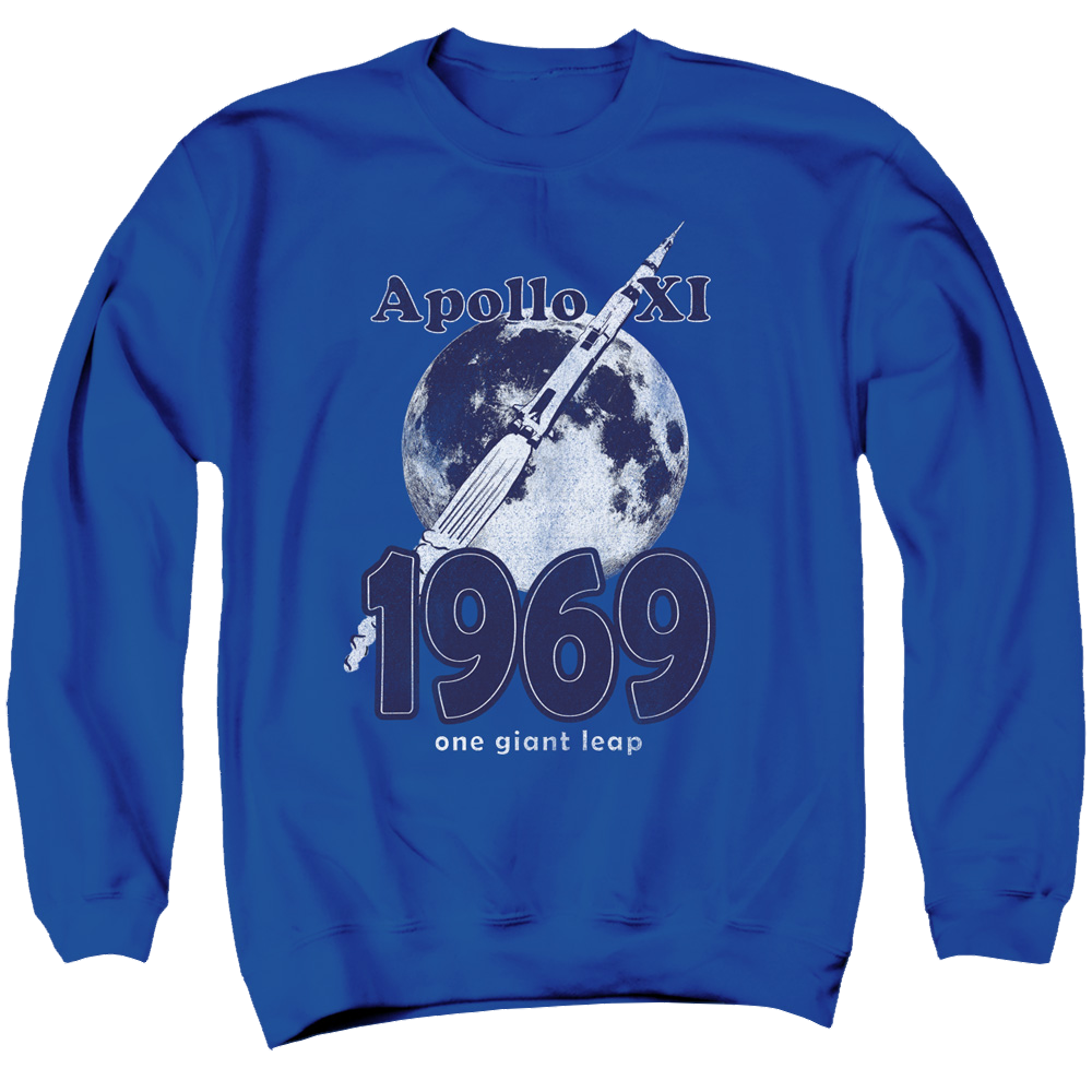 Nasa One Giant Leap - Men's Crewneck Sweatshirt Men's Crewneck Sweatshirt NASA   