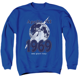 Nasa One Giant Leap - Men's Crewneck Sweatshirt Men's Crewneck Sweatshirt NASA   