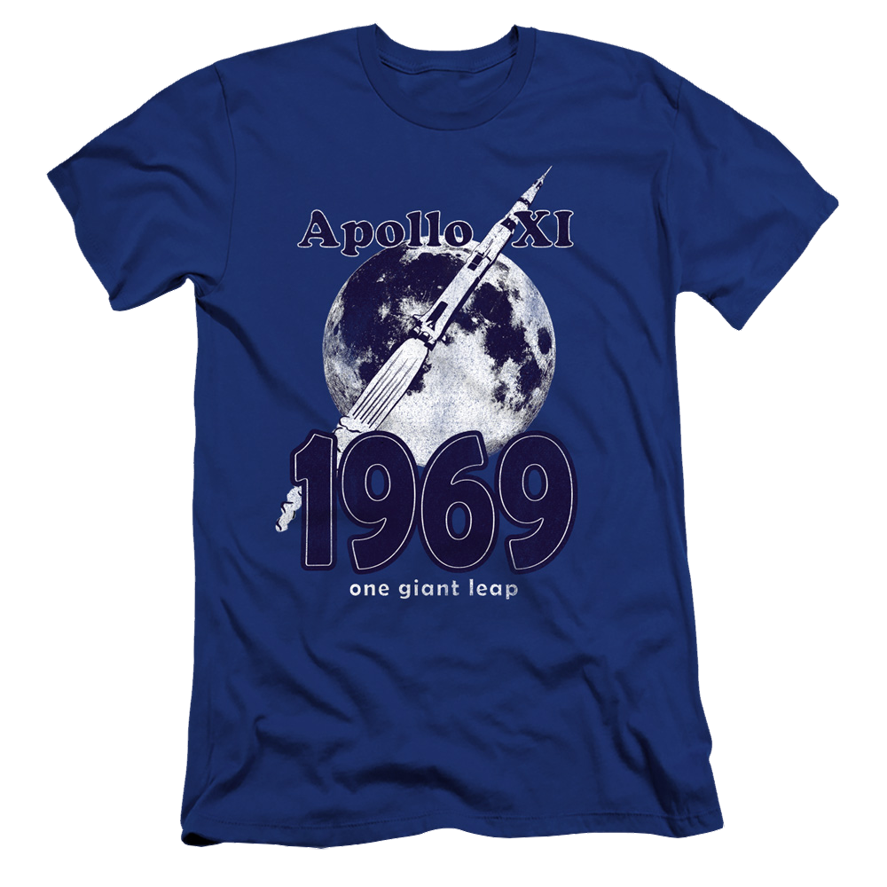 Nasa One Giant Leap - Men's Premium Slim Fit T-Shirt Men's Premium Slim Fit T-Shirt NASA   