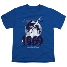 Nasa One Giant Leap - Youth T-Shirt Youth T-Shirt (Ages 8-12) NASA   