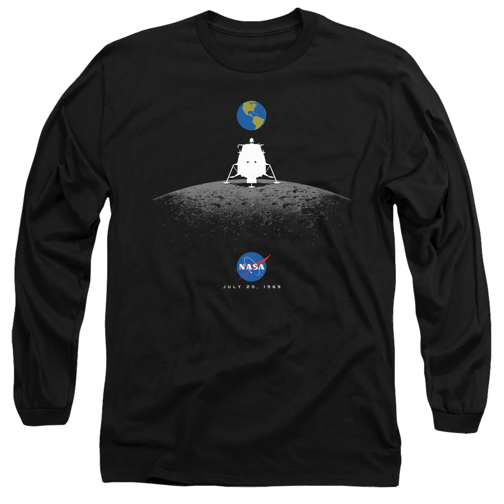 Nasa Moon Landing Simple - Men's Long Sleeve T-Shirt Men's Long Sleeve T-Shirt NASA   