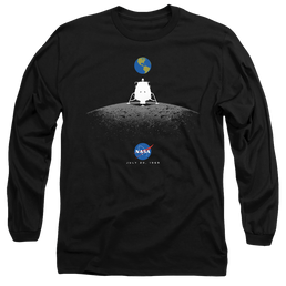 Nasa Moon Landing Simple - Men's Long Sleeve T-Shirt Men's Long Sleeve T-Shirt NASA   