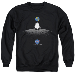 Nasa Moon Landing Simple - Men's Crewneck Sweatshirt Men's Crewneck Sweatshirt NASA   