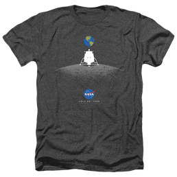 Nasa Moon Landing Simple - Men's Heather T-Shirt Men's Heather T-Shirt NASA   