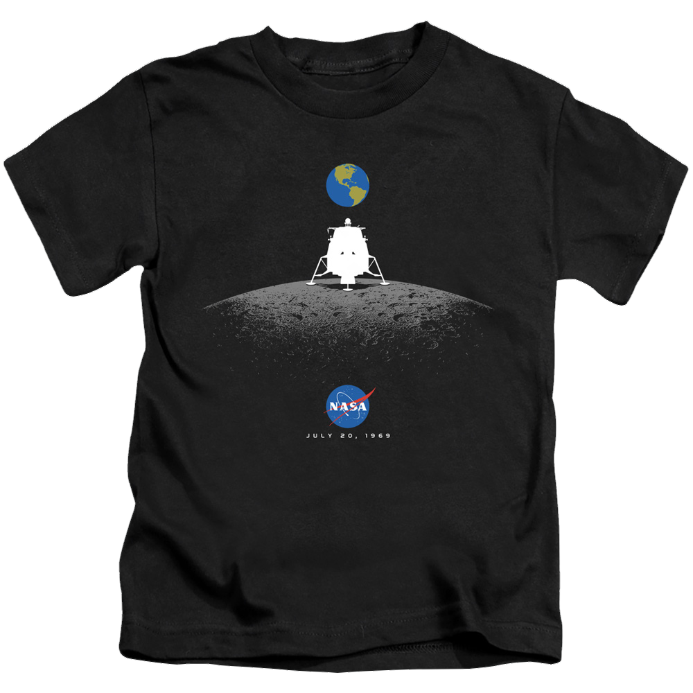 Nasa Moon Landing Simple - Kid's T-Shirt Kid's T-Shirt (Ages 4-7) NASA   