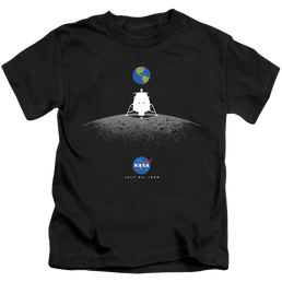 Nasa Moon Landing Simple - Kid's T-Shirt Kid's T-Shirt (Ages 4-7) NASA   