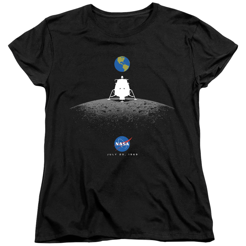 Nasa Moon Landing Simple - Women's T-Shirt Women's T-Shirt NASA   