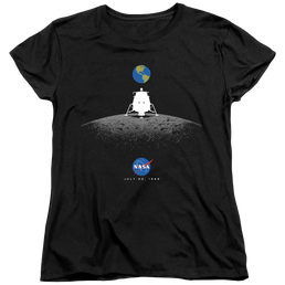 Nasa Moon Landing Simple - Women's T-Shirt Women's T-Shirt NASA   