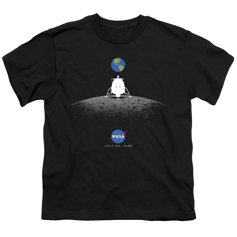 Nasa Moon Landing Simple - Youth T-Shirt Youth T-Shirt (Ages 8-12) NASA   