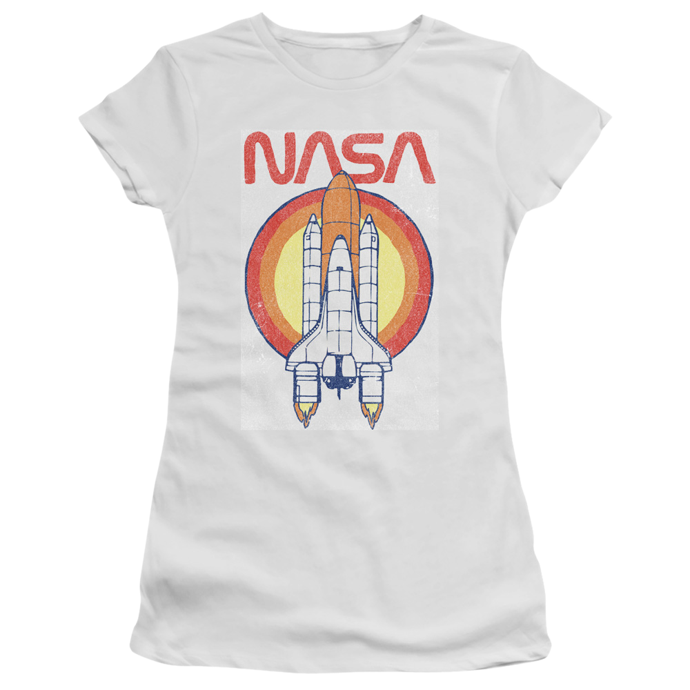 Nasa Shuttle Circle - Juniors T-Shirt Juniors T-Shirt NASA   