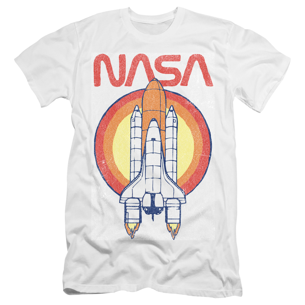 Nasa Shuttle Circle - Men's Premium Slim Fit T-Shirt Men's Premium Slim Fit T-Shirt NASA   