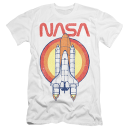 Nasa Shuttle Circle - Men's Premium Slim Fit T-Shirt Men's Premium Slim Fit T-Shirt NASA   