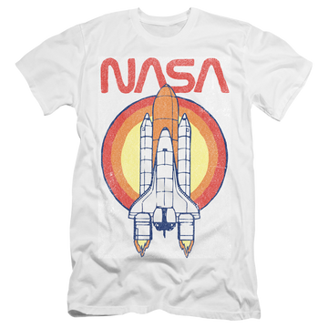 Nasa Shuttle Circle - Men's Premium Slim Fit T-Shirt Men's Premium Slim Fit T-Shirt NASA   
