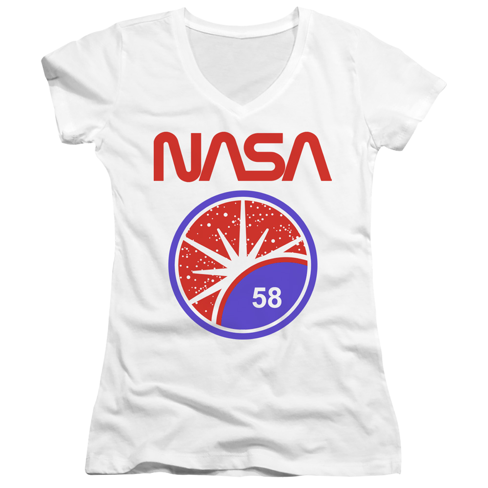 Nasa Stars - Juniors V-Neck T-Shirt Juniors V-Neck T-Shirt NASA   