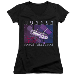 Nasa Eye In The Sky - Juniors V-Neck T-Shirt Juniors V-Neck T-Shirt NASA   