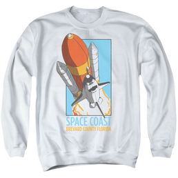 Nasa Space Coast - Men's Crewneck Sweatshirt Men's Crewneck Sweatshirt NASA   