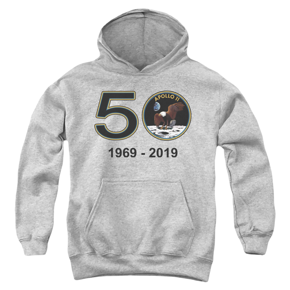 Nasa Apollo 11 50Th - Youth Hoodie Youth Hoodie (Ages 8-12) NASA   