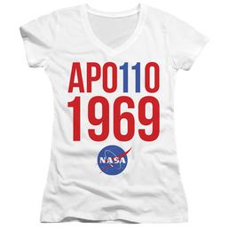 Nasa 1969 - Juniors V-Neck T-Shirt Juniors V-Neck T-Shirt NASA   