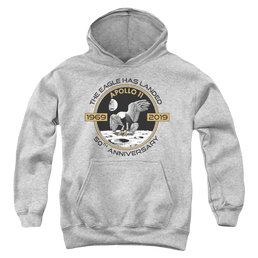 Nasa Apollo Circle 50Th - Youth Hoodie Youth Hoodie (Ages 8-12) NASA   