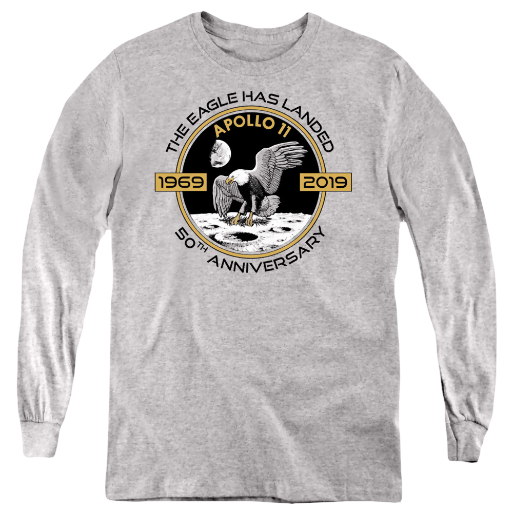Nasa Apollo Circle 50Th - Youth Long Sleeve T-Shirt Youth Long Sleeve T-Shirt NASA   