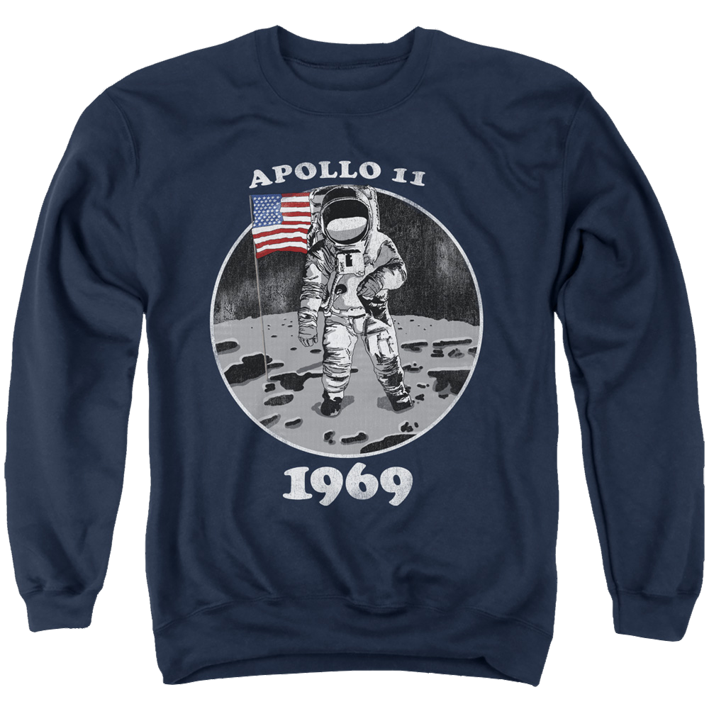 Nasa Not Fake - Men's Crewneck Sweatshirt Men's Crewneck Sweatshirt NASA   