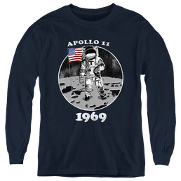 Nasa Not Fake - Youth Long Sleeve T-Shirt Youth Long Sleeve T-Shirt NASA   