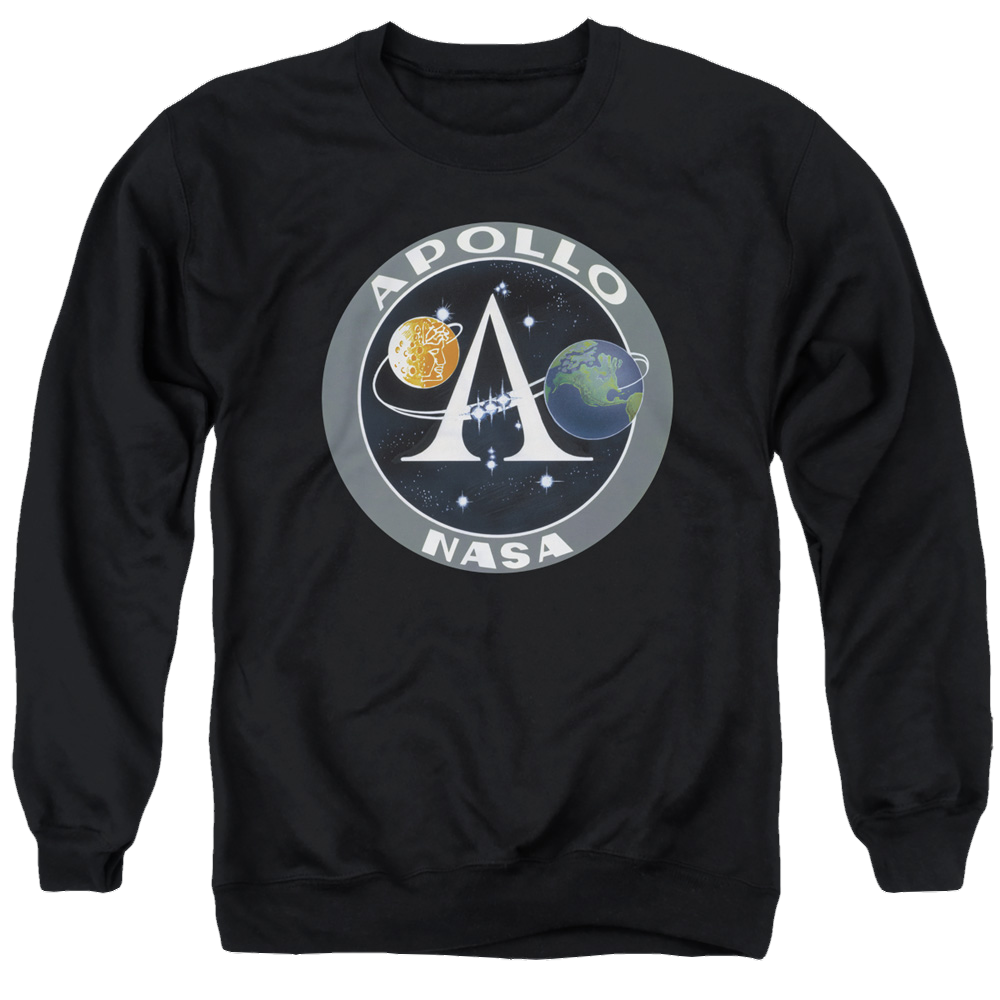 Nasa Apollo Mission Patch - Men's Crewneck Sweatshirt Men's Crewneck Sweatshirt NASA   