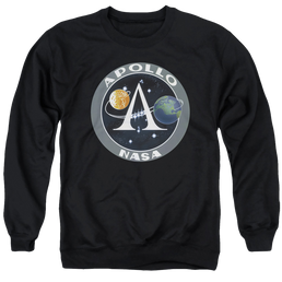 Nasa Apollo Mission Patch - Men's Crewneck Sweatshirt Men's Crewneck Sweatshirt NASA   