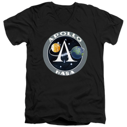 Nasa Apollo Mission Patch - Men's V-Neck T-Shirt Men's V-Neck T-Shirt NASA   