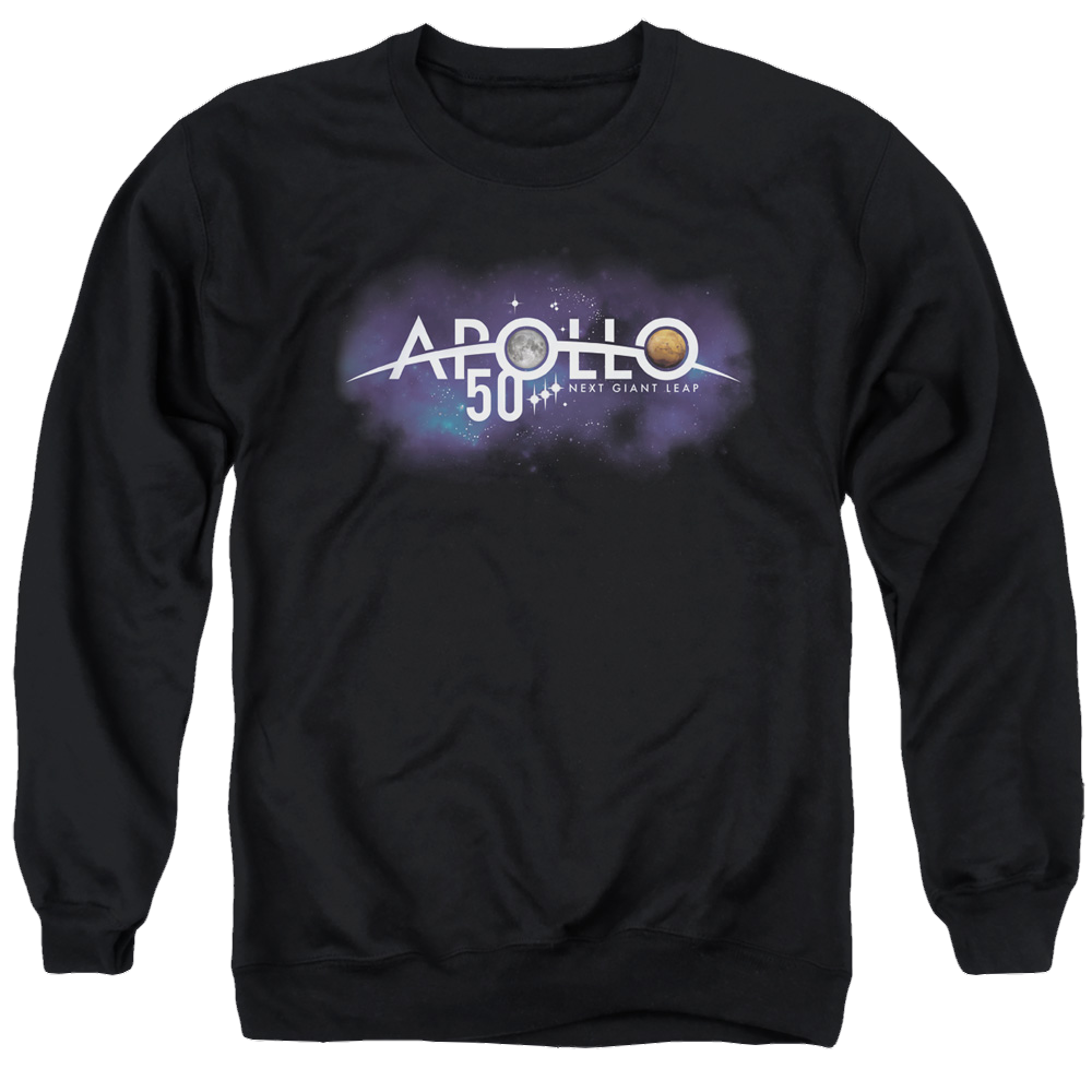 Nasa Next Giant Leap - Men's Crewneck Sweatshirt Men's Crewneck Sweatshirt NASA   