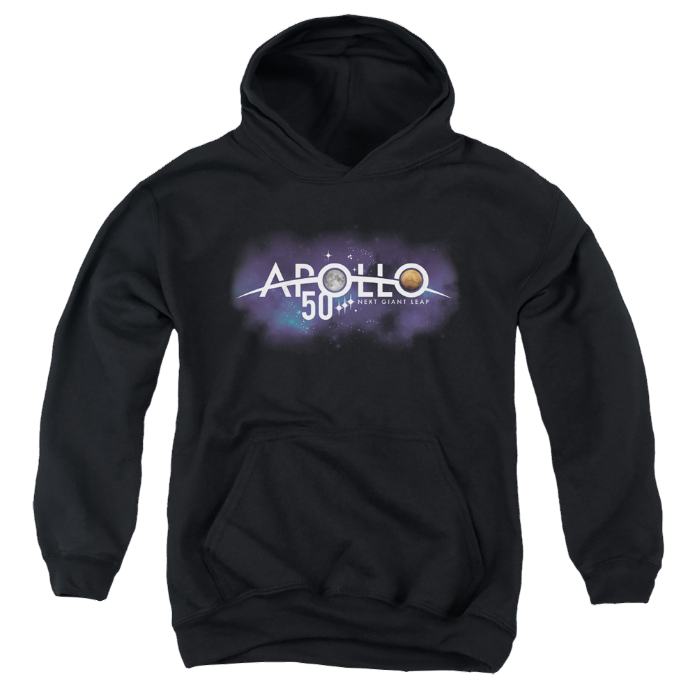 Nasa Next Giant Leap - Youth Hoodie Youth Hoodie (Ages 8-12) NASA   