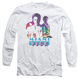 Miami Vice Crockett And Tubbs - Men's Long Sleeve T-Shirt Men's Long Sleeve T-Shirt Miami Vice   