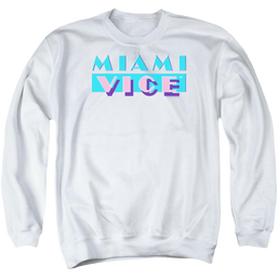 Miami Vice Logo - Men's Crewneck Sweatshirt Men's Crewneck Sweatshirt Miami Vice   