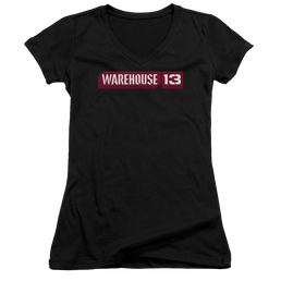 Warehouse 13 Logo - Juniors V-Neck T-Shirt Juniors V-Neck T-Shirt Warehouse 13   
