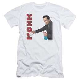 Monk Clean Up - Men's Slim Fit T-Shirt Men's Slim Fit T-Shirt Monk   