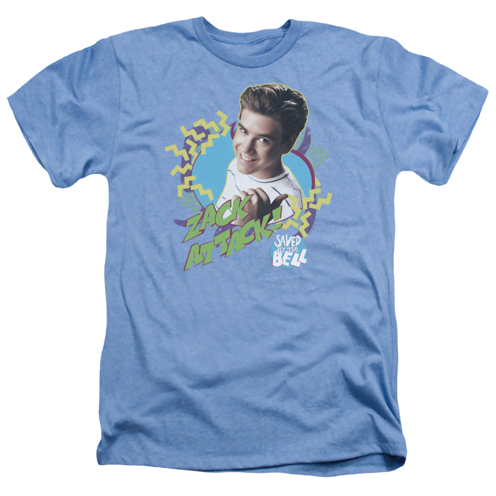 Saved by the Bell Zack Attack - Men's Heather T-Shirt Men's Heather T-Shirt Saved by the Bell   