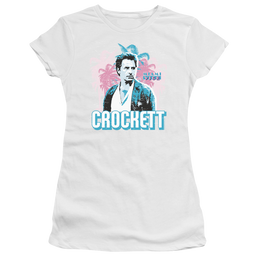 Miami Vice Crockett - Juniors T-Shirt Juniors T-Shirt Miami Vice   