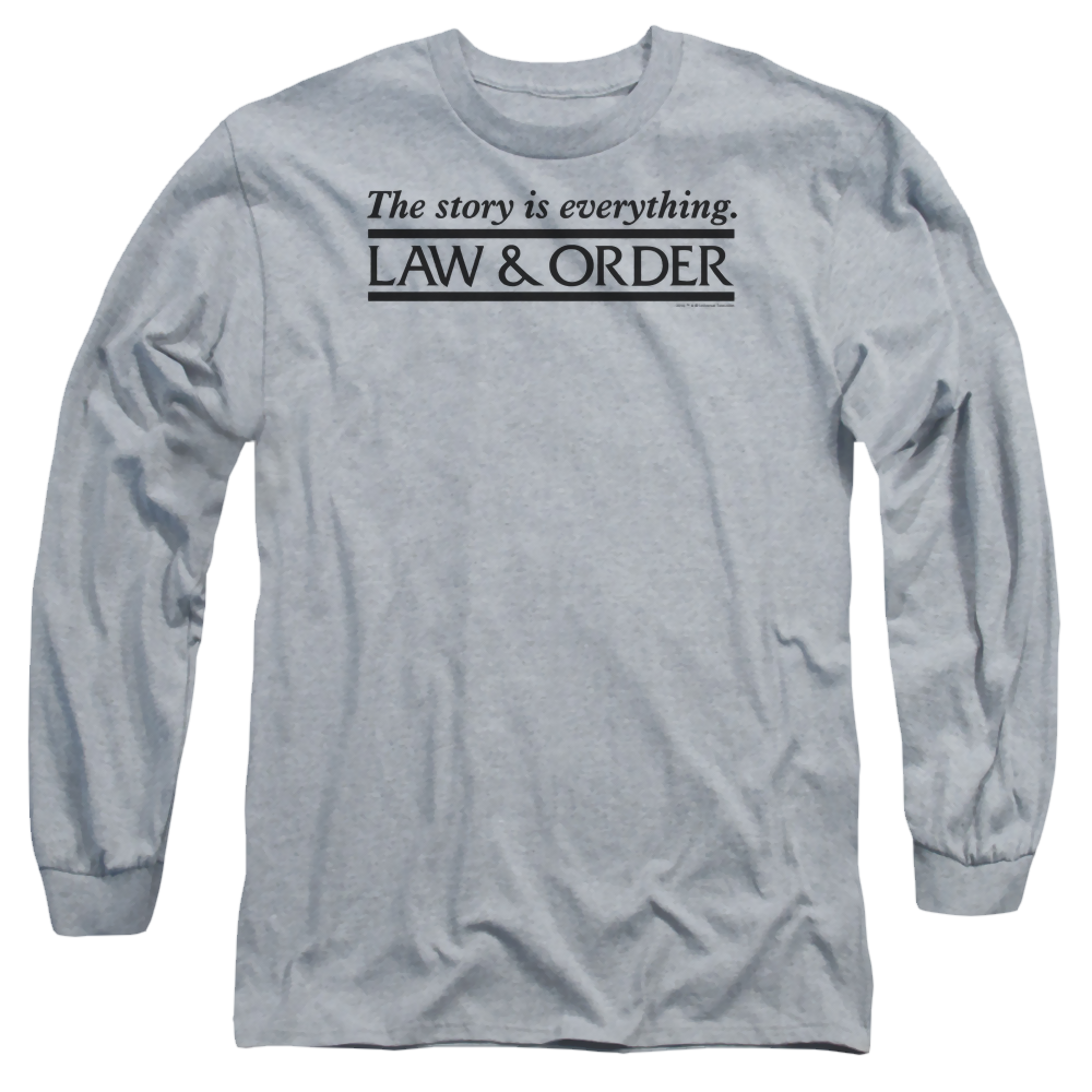 Law and Order Story Men's Long Sleeve T-Shirt Men's Long Sleeve T-Shirt Law & Order   