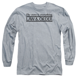Law and Order Story Men's Long Sleeve T-Shirt Men's Long Sleeve T-Shirt Law & Order   