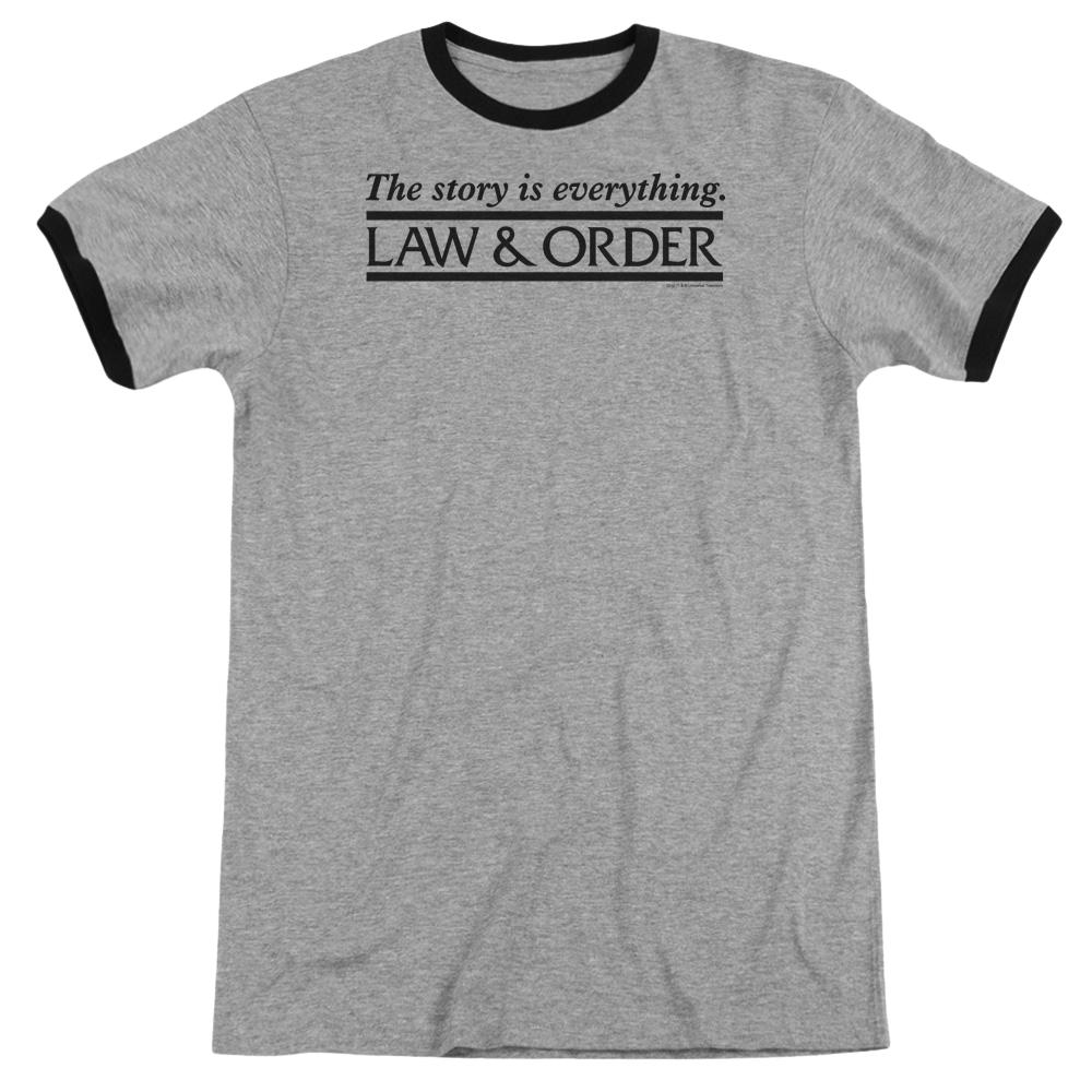 Law and Order Story Men's Ringer T-Shirt Men's Ringer T-Shirt Law & Order   