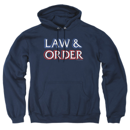 Law and Order Logo Pullover Hoodie Pullover Hoodie Law & Order   