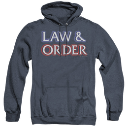 Law & Order Logo - Heather Pullover Hoodie Heather Pullover Hoodie Law & Order   